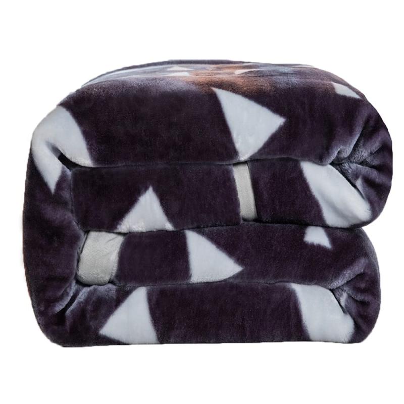 [w.guan] 毛布 掛け布団 シングル ブランケット 厚手 衿付き ふわふわ あったか 静電防止 マイクロファイバー 柔らかく肌触り 洗える