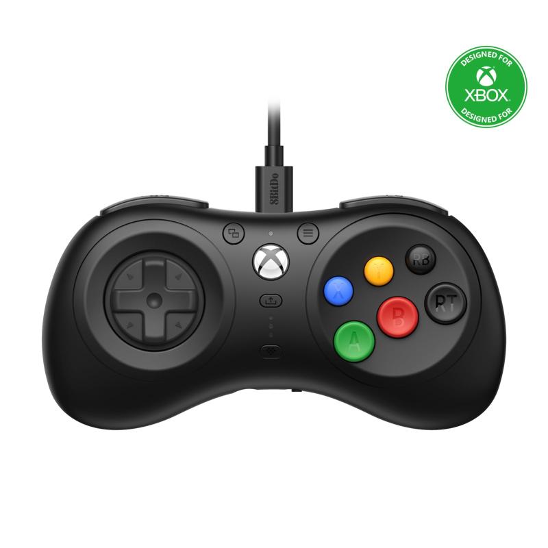 8BitDo M30 XboxシリーズX | S、Xbox One、およびWindowsの有線コントローラー 6ボタンレイアウト - 正..