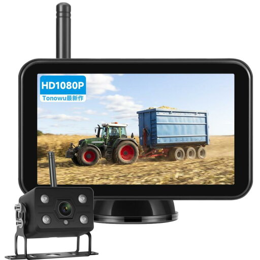 Tonowu 録画機能付き 5インチIPSモニター付きAHDワイヤレスバックカメラ 24vバックカメラモニターセット バックモニター24v リアカメラ 4分割表示可能 画像反転可能 ガイドライン微調整可能 DC12 Tonowu 録画機能付き 5インチIPSモニター付きAHDワイヤレスバックカメラ 24vバックカメラモニターセット バックモニター24v リアカメラ 4分割表示可能 画像反転可能 ガイドライン微調整可能 DC12