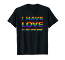 Love Friendship BFF インスピレーションフレンズ ギフト レインボー LGBT Tシャツ