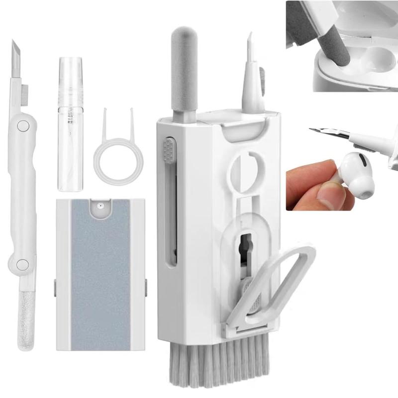 Coollooda ﻿8 in 1多用途クリーニングツール キーボード掃除 イヤホンクリーナー Airpods 1/2/3/Pro用 掃除 キット 汚れ落とし ほこり..