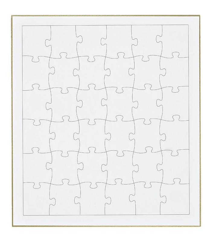 色紙パズル 寄せ書き 36ピース ビバリー 24.2×27.2cm WP-001