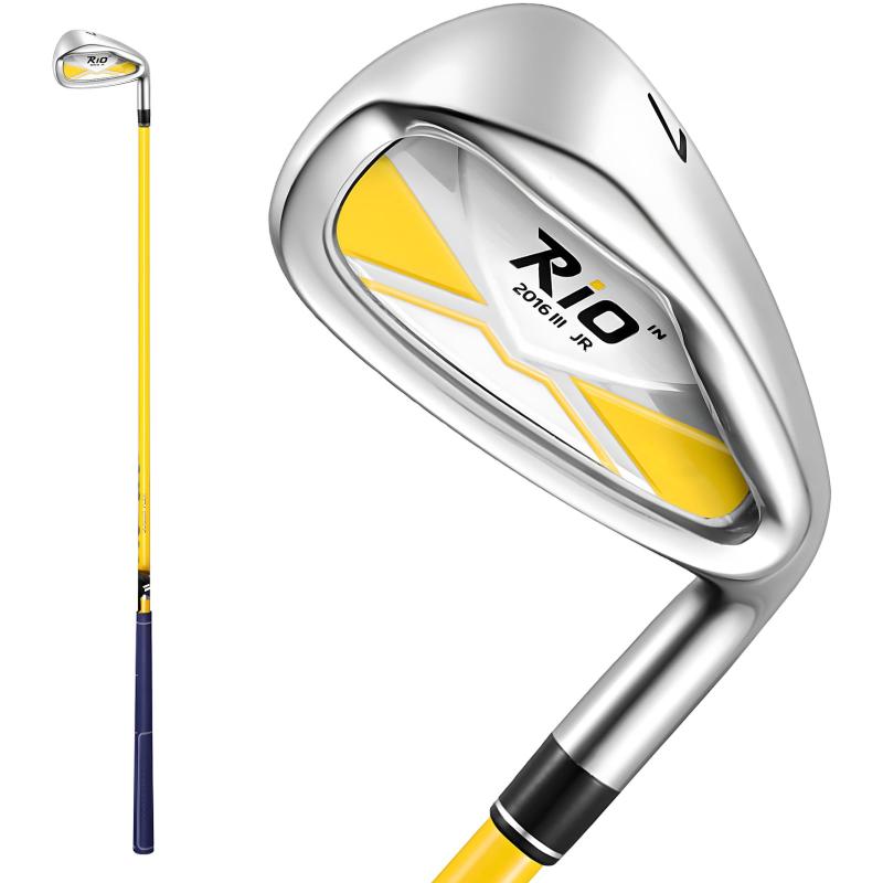 AKOZLIN 子供用 ゴルフクラブ アイアン 単品 右用 ジュニア用 キッズクラブ ゴルフ練習クラブ 練習 初心者 キッズ・ゴルフスタート ジュニア #7