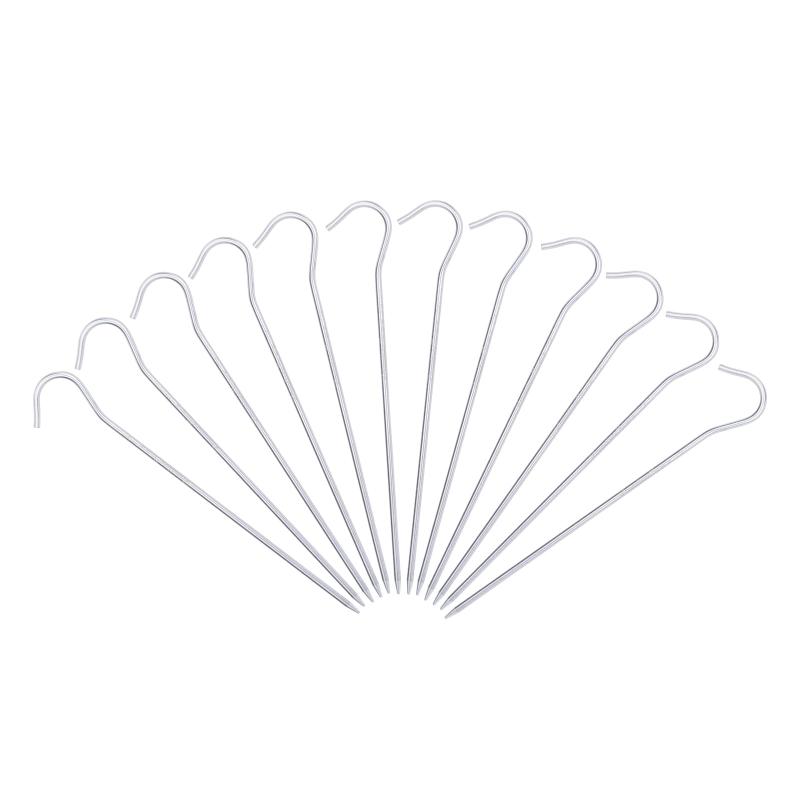 Boundless Voyage テントペグ 登山 キャンプテント ペグ ポイント ステーク 8本/12本セット チタニウム合金