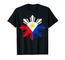 フィリピン国旗Tシャツ ピノイ国旗 フィリピーノ シャツ ピノイ 太陽 Tシャツ