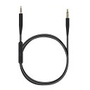 kwmobile Bose QuietComfort 35対応 イヤホンケーブル - 交換 ケーブル 140cm マイクロフォン 音量調節 - 3.5mm ジャック(2)
