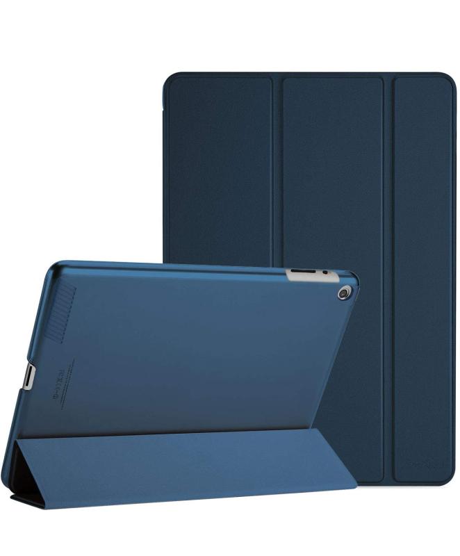 ProCase iPad ケース(旧型) 超薄型 軽量 スタンド機能 スマートケース 半透明 背面カバー 適用機種：iPad 2/3/4