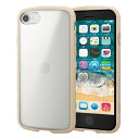 エレコム iPhone SE (第2世代 2020/2022) / 8 / 7 用 ケース 耐衝撃 背面クリア TOUGH SLIM LITE