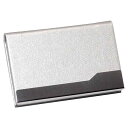 名刺入れ メンズ レディース マグネット式 PUレザー ハードケース ステンレス 1秒開閉 PR-HARDCARDCASE