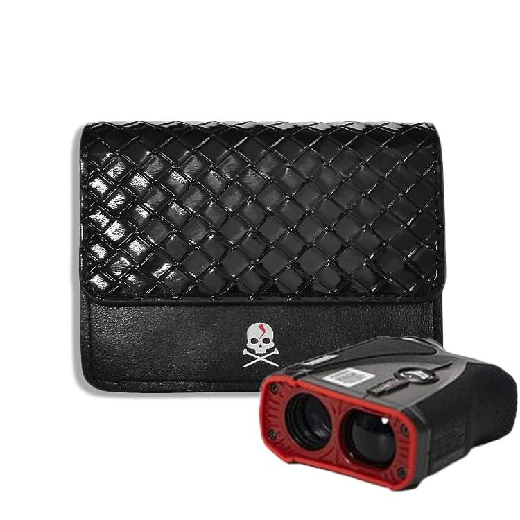 ゴルフ レーザー距離計ケース レンジファインダーケース PUレザー 距離計測器ホルダー 計測器収納ケー..