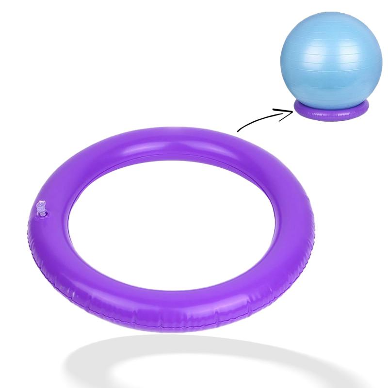 COLLOMAGOO バランスボール 固定リング ピラティスボール ヨガボールシート PVC 滑り止め 耐久性があり..