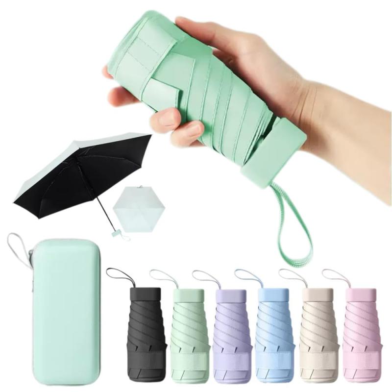 日傘 軽量折りたたみ傘 収納ケース付き折りたたみ 日傘 6本骨コンパクト UVカット 紫外線遮断 遮光 遮熱 晴雨兼用 UPF50+ 日焼け防止 熱中症対策 コ...