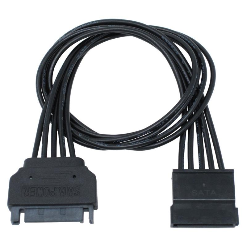SATA電源延長黒 30cm