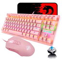 FELICONゲーミングキーボードセット 青軸 K2メカニカル 有線 ...(2)