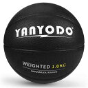 YANYODO バスケットボール ヘビーウェイト スキルトレーニング用 重いトレーニングボール ドリブル・コントロール向上 屋内外両用 7号球(男子用) 6号球...