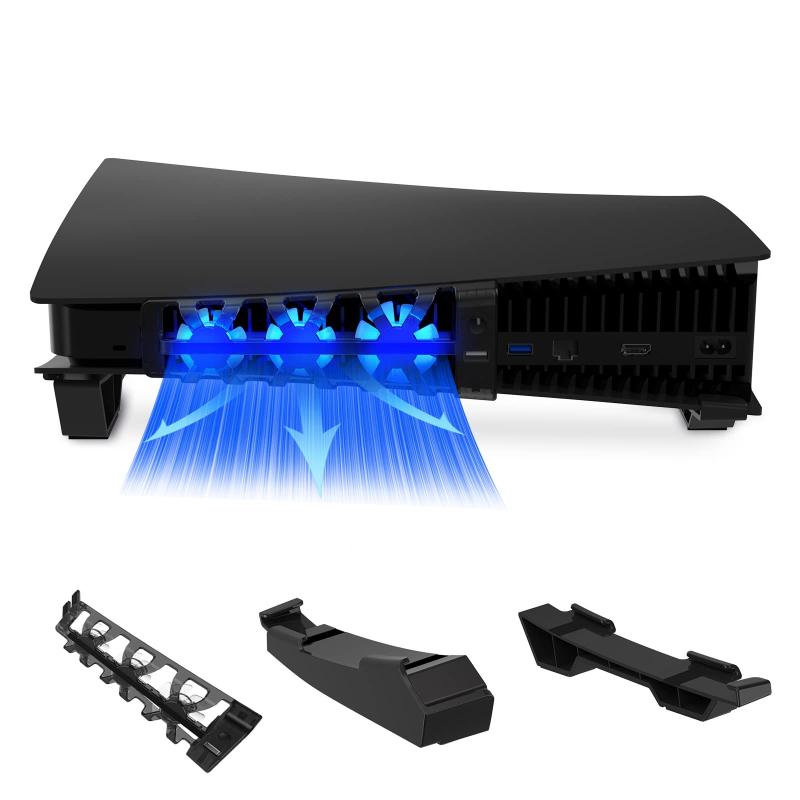NexiGo PS5 Horizontal Stand with Cooling Fan Variation