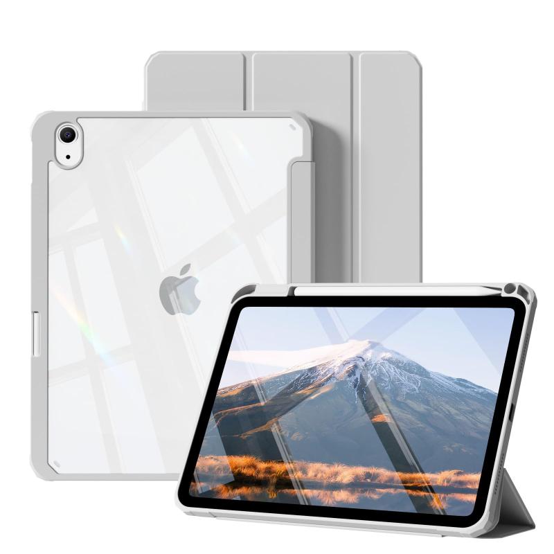 ZOPSGYU iPad 10 世代 ケース 10.9インチ 2022 ペン収納 三つ折り スタンド カバー 極光