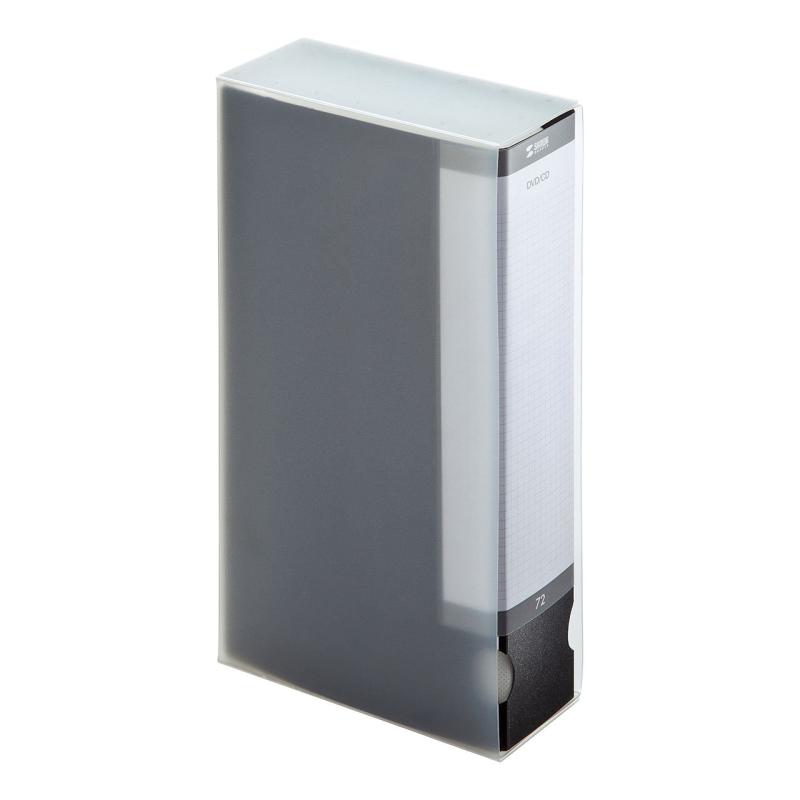 サンワサプライ DVD・CDファイルケース(120枚収納) ブラック FCD-FL120BK