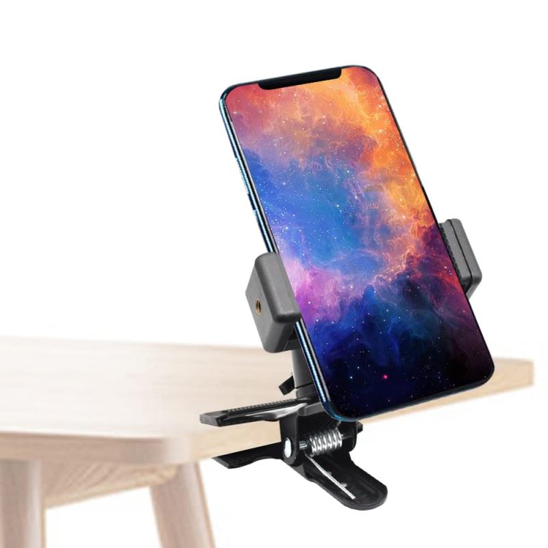 スマホクリップ スマホホルダー 雲台 三脚 車載 手机支架 カメラ クリップ iPhone PC 携帯スタンド 工..