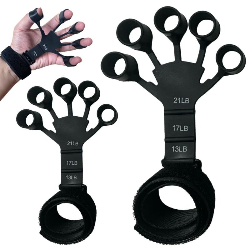 ハンドグリップ フィンガートレーナー 指トレーニング 握力強化トレーナー 握力 6.6-21LB 筋力トレーニ..