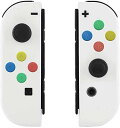 ZOYUBS Nintendo Switch ニンテンドースイッチ Joy-Con カラー置換ケース代わりケース 外殻 Nintendo Switch Joy-Con 交換ケース ボタンカバー付 アナログスティックカバー+ボタンカバー ABXYボタン 方