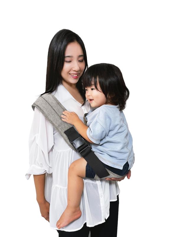 【子育て雑誌掲載】Naskle(ナスクル) 抱っこ紐 ベビースリング【強度試験済】 楽ラク抱っこ だっこひも ベルト コンパクト 軽量 男女兼用 収納袋付き