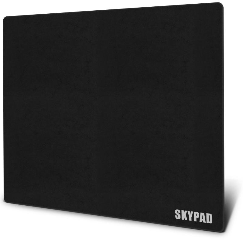 SkyPAD 3.0 XL ゲーミングガラスマウスパッド テキストバージョン|プロフェッショナルeスポーツラージサイズマウスパッド|400×500mm|黒|精度とスピードを向上させた特殊ガラス面。