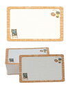 gift-ippo メッセージカード ミニカード 100枚 名刺サイズ 感謝 挨拶 サンキュー カード