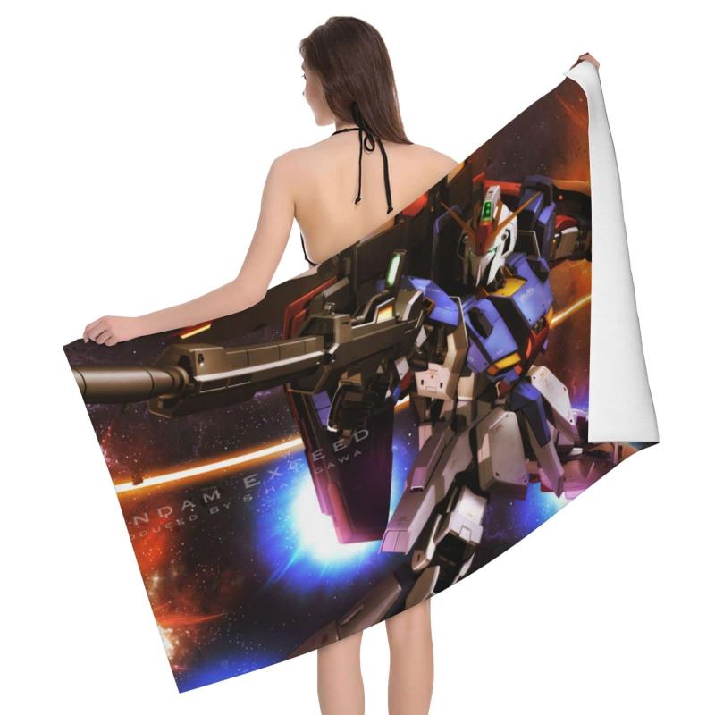 機動戦士ガンダム バスタオル ビーチタオル 大判マイクロファイバー吸水速乾抗菌防臭タオル おしゃれふ..