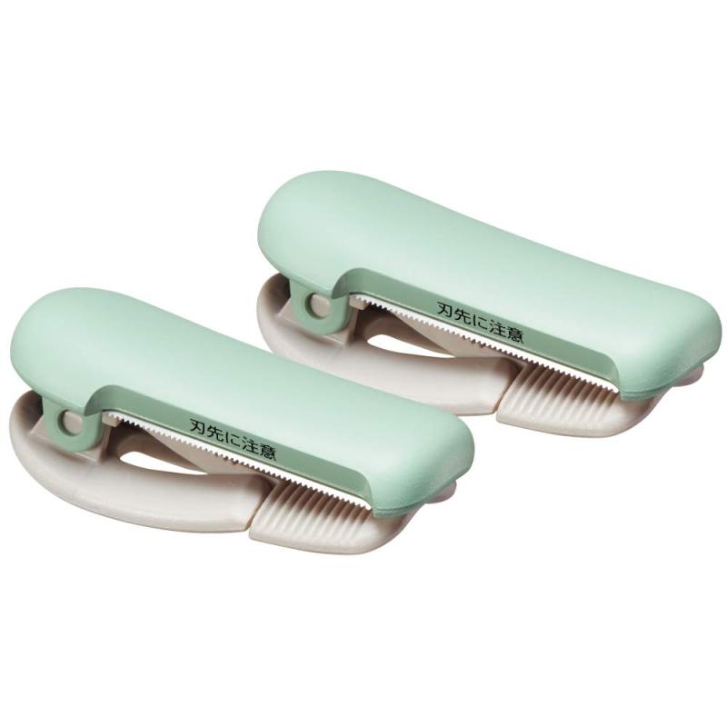 コクヨ マスキングテープカッター カルカット クリップタイプ 20~25mm幅用 パステルグリーン 2個 T-SM401LGX2