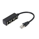 CERRXIAN RJ45 1オス〜3メスポート、LANイーサネットネットワークスプリッタアダプタケーブル、適切なスーパー5イーサネット、カテゴリ5e、6イーサ...