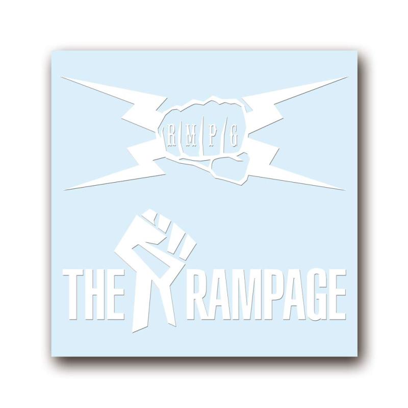 カッティングステッカーS 『THE RAMPAGE』 白 139