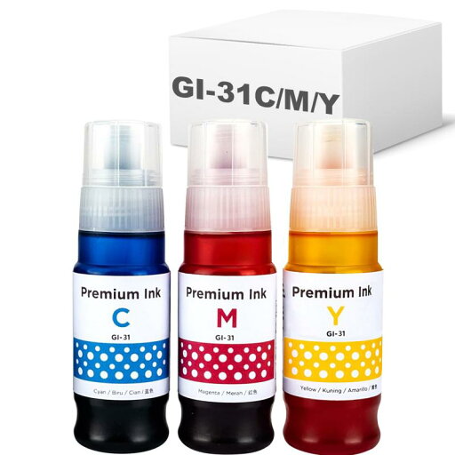 【BAALAND】キャノン用 GI-31 GI-31C GI-31M GI-31Y 3色セット互換インクボトル 対応機種:G3360 G1330 G3370 G3390 【BAALAND】キャノン用 GI-31 GI-31C GI-31M GI-31Y 3色セット互換インクボトル 対応機種:G3360 G1330 G3370 G3390