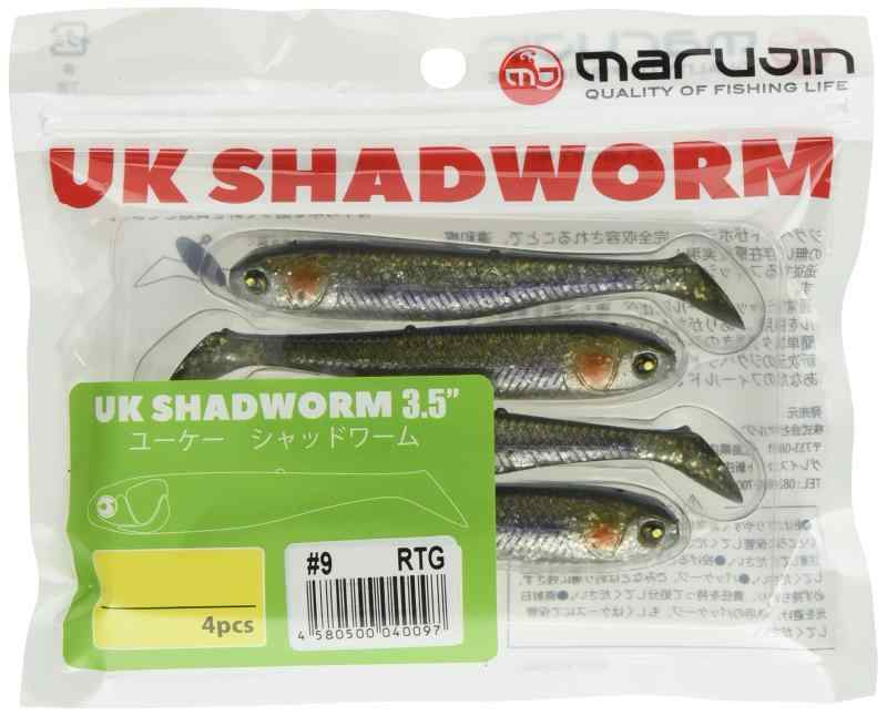 Marujin(マルジン) ワーム UKシャッドワーム 3.5インチ #09 RTG リアルトウゴロウ