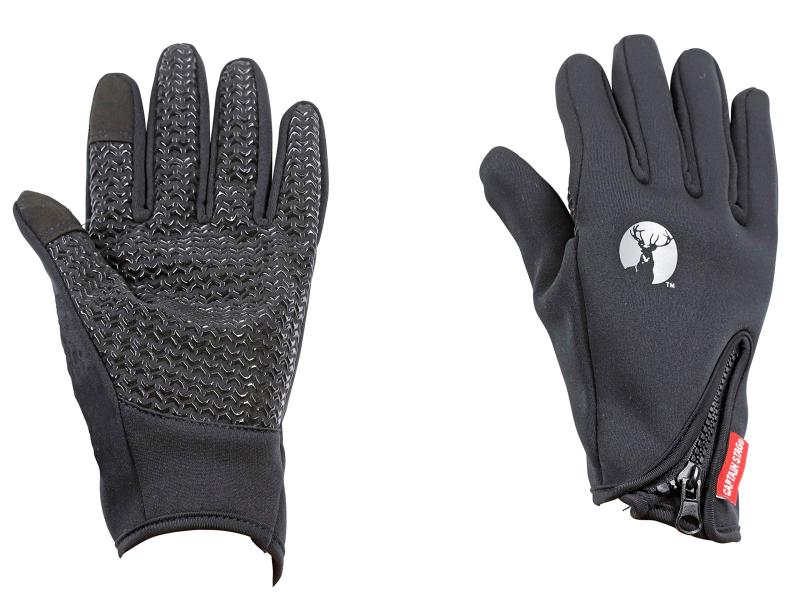 キャプテンスタッグ(CAPTAIN STAG) グローブ 手袋 防風 防寒 ウエットスーツ生地 スリムタイプ スマホ..