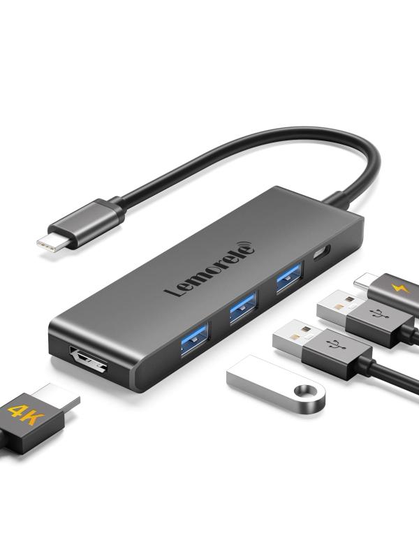 lemorele HDMI USB C Type-C 変換アダプター