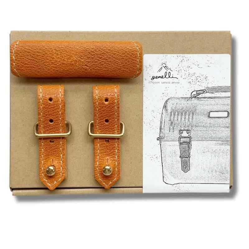 gemelli STANLEY スタンレー ランチボックス 9.4L専用 レザーハンドル レザーカスタム キャンプ アウトドア