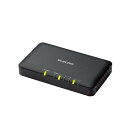 エレコム スイッチングハブ ギガビット 5ポート AC電源 小型 EHC-G05PA-SB ブラック LANケーブル