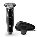 【除菌洗浄器付き】フィリップス 9000シリーズ メンズ 電気シェーバー 72枚刃 回転式 お風呂剃り & 丸洗い可 トリマー・洗顔ブラシ・洗浄充電器付 S97...