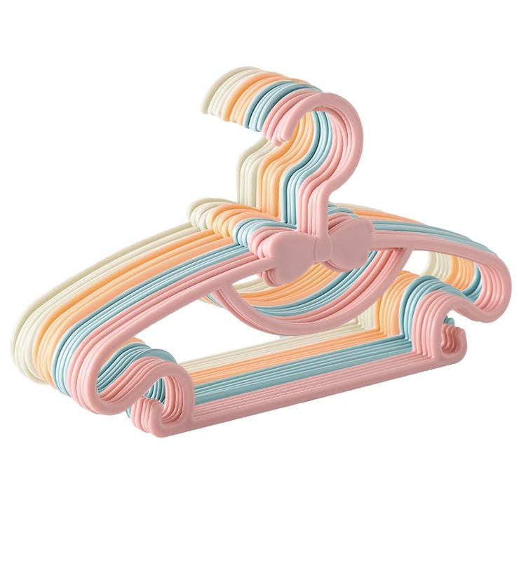 ベビーハンガー 子供用ハンガー プラスチック パステルカラー 20本セット 洗濯 NYANDELMO ND-0068-R06