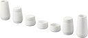 山崎実業(Yamazaki) 神具 7点セット ホワイト 約W5×D5×H9.5cm(榊立) タワー tower 陶器 お供え 榊立2対 瓶子2対 水玉1個 皿...