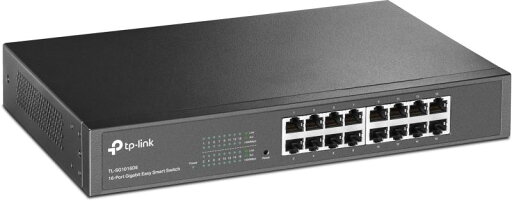 TP-Link Giga対応 16ポート スマートスイッチ 管理機能付 金属筺体 TL-SG1016DE ブラック TP-Link Giga対応 16ポート スマートスイッチ 管理機能付 金属筺体 TL-SG1016DE ブラック