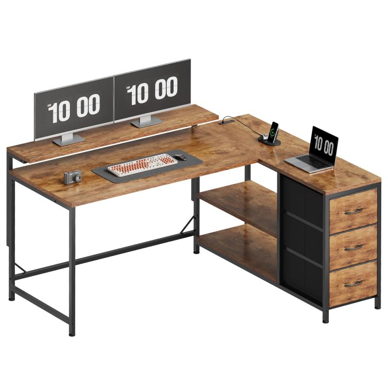 L字デスク パソコンデスク 机 pcデス