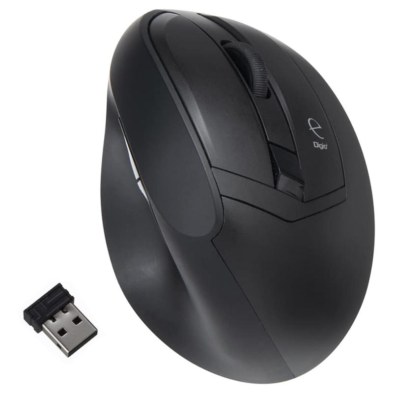 ナカバヤシ(Nakabayashi) Digio2 エルゴノミクス マウス ワイヤレス 5ボタン BlueLED