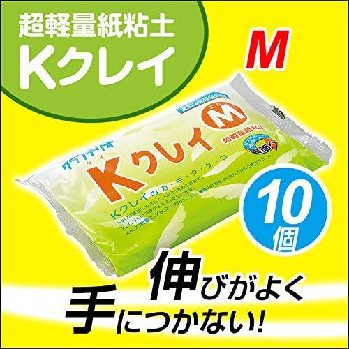 [たのつく] KクレイM 超軽量紙粘土 10