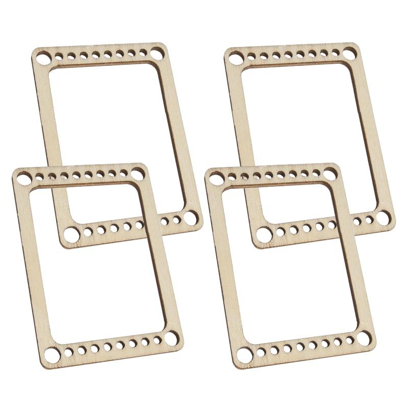 TVETE ミニ織りボード 織り板 かぎ針編み織機【4個入り】手織りパネル 毛糸の編み物用ボード ニットの..