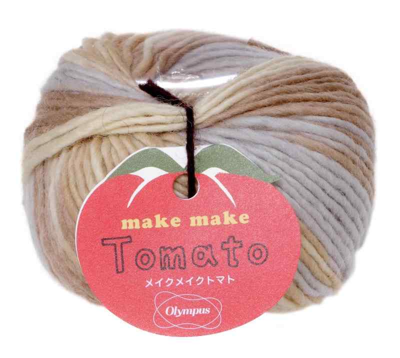オリムパス製絲 メイクメイク トマト 毛糸 並太 マルチ 系 25g 約65m
