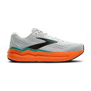 ブルックス ランニングシューズ BROOKS ランニングシューズ BROOKS ブルックス GhostMax2 GマックスM-4313 BRM4313 グレーオレンジ メンズシューズ(4)