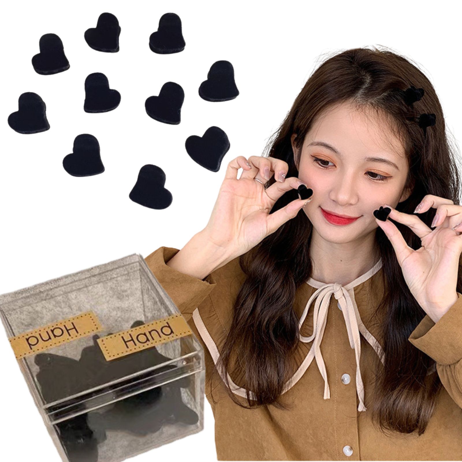 Rakuten - geneX バンスクリップ 前髪クリップ 10個セット 髪留め 髪飾り ヘアアクセサリー プチヘアクリップ 髪爪クリップ