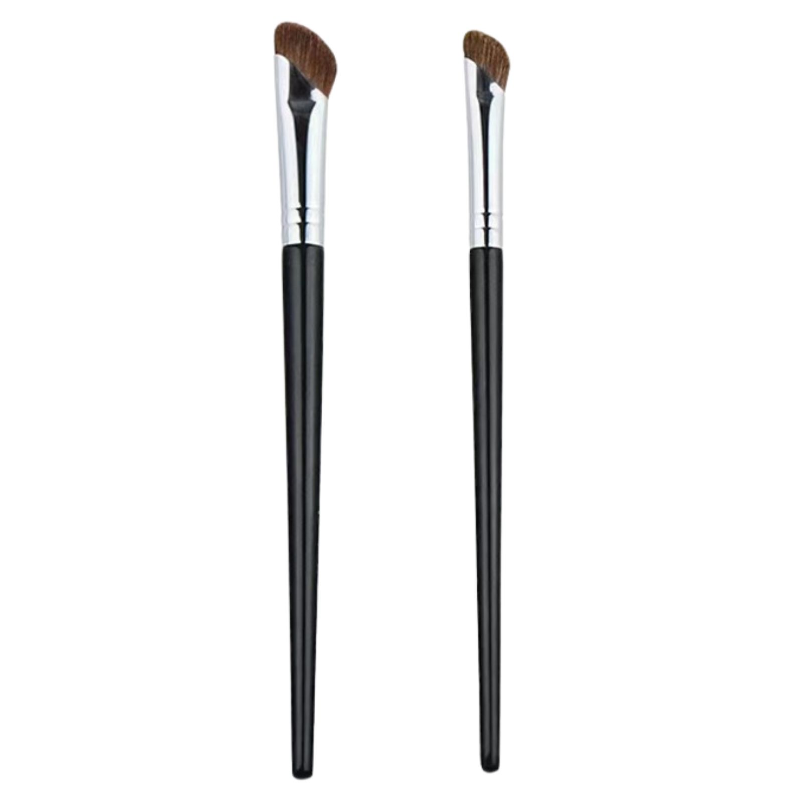 geneX ノーズシャドウ ブラシ 斜め 2本セット 大＋小 シェーディングブラシ ポニー毛 メイクブラシ 動..